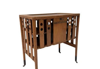 Vienna Secession Cabinet with Small Door, 1900s